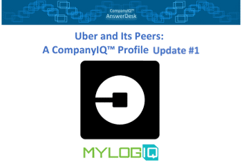 Uber and Its Peers: A CompanyIQ® Profile – Update #1