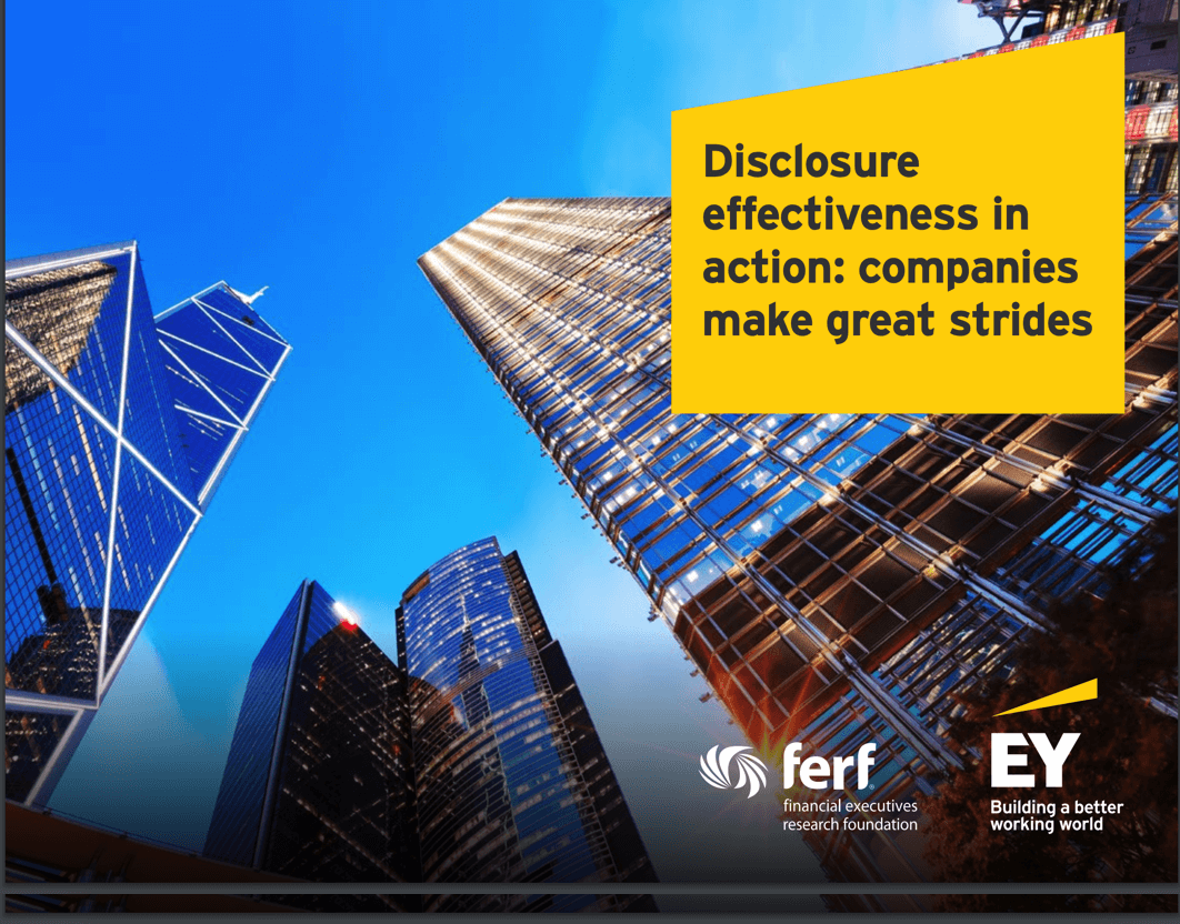 FERF, FEI, EY report on SEC disclosure effectiveness